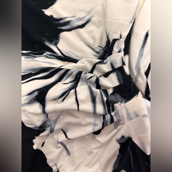 Ralph Lauren side pleated midi dress size
8 -black and creamy white - Picture 8 of 9